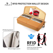 Load image into Gallery viewer, Casekis Multifunction Tote Crossbody Solid Color Phone Bag Orange
