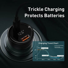 Load image into Gallery viewer, Dual Fast Charger Car Charger 100W Digital Display

