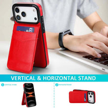 Load image into Gallery viewer, Casekis Bracket Card Slot Phone Case Red
