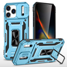 Load image into Gallery viewer, Casekis Sliding Camera Cover Anti-Fall Phone Case Light Blue
