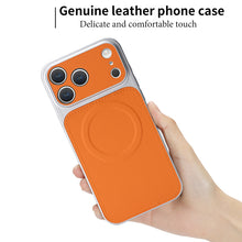 Load image into Gallery viewer, Casekis Magnetic Shockproof Leather Phone Case Orange
