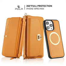 Load image into Gallery viewer, Casekis Multifunction Tote Crossbody Solid Color Phone Bag Orange
