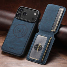 Load image into Gallery viewer, Casekis MagSafe Cardholder Detachable Phone Case Blue
