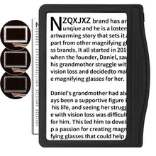 Load image into Gallery viewer, 5X Rechargeable Full Book Page Reading Magnifier
