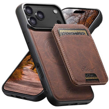 Load image into Gallery viewer, Casekis MagSafe Cardholder Detachable Phone Case Brown
