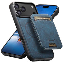 Load image into Gallery viewer, Casekis MagSafe Cardholder Detachable Phone Case Blue
