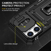 Load image into Gallery viewer, Casekis Sliding Camera Cover Anti-Fall Phone Case Black
