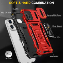 Load image into Gallery viewer, Casekis Sliding Camera Cover Anti-Fall Phone Case Red
