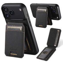 Load image into Gallery viewer, Casekis MagSafe Cardholder Detachable Phone Case Black
