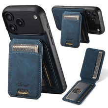 Load image into Gallery viewer, Casekis MagSafe Cardholder Detachable Phone Case Blue
