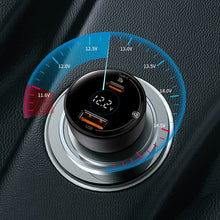 Load image into Gallery viewer, Dual Fast Charger Car Charger 100W Digital Display
