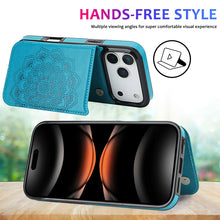 Load image into Gallery viewer, Casekis Mandala Embossed Phone Case Blue
