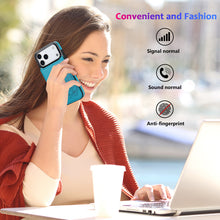 Load image into Gallery viewer, Casekis Mandala Embossed Phone Case Blue
