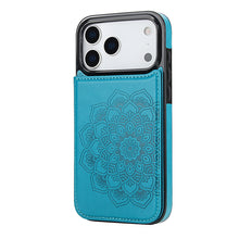 Load image into Gallery viewer, Casekis Mandala Embossed Phone Case Blue
