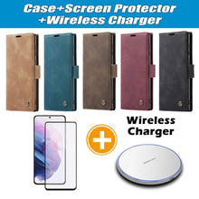 Load image into Gallery viewer, Casekis Retro Wallet Case For Galaxy S25 Ultra 5G
