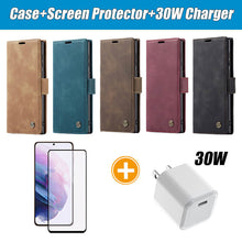 Load image into Gallery viewer, Casekis Retro Wallet Case For Galaxy S25 Ultra 5G
