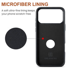 Load image into Gallery viewer, Casekis RFID Magnetic Detachable Leather Wallet Phone Case Brown
