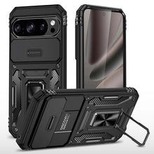 Load image into Gallery viewer, Casekis Sliding Camera Cover Anti-Fall Phone Case Black
