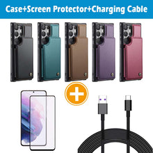 Load image into Gallery viewer, Casekis RFID Cardholder Wallet Phone Case For Galaxy S23 Ultra
