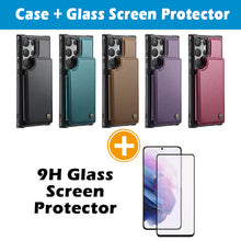 Load image into Gallery viewer, Casekis RFID Cardholder Wallet Phone Case For Galaxy S22 Ultra
