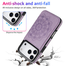 Load image into Gallery viewer, Casekis Mandala Embossed Phone Case Purple
