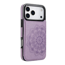 Load image into Gallery viewer, Casekis Mandala Embossed Phone Case Purple
