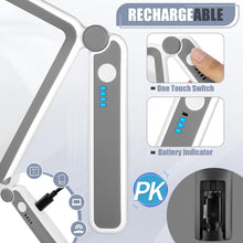 Load image into Gallery viewer, Rechargeable 5X Large Page Magnifier with Lightfor Reading
