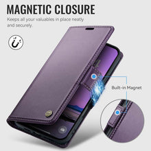 Load image into Gallery viewer, Casekis RFID Cardholder Phone Case Purple
