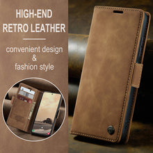 Load image into Gallery viewer, Casekis Retro Wallet Case Brown
