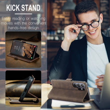 Load image into Gallery viewer, Casekis Retro Wallet Case Coffee
