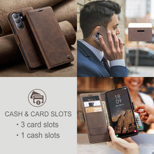 Load image into Gallery viewer, Casekis Retro Wallet Case Coffee
