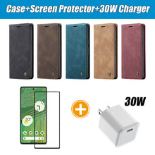 Load image into Gallery viewer, Casekis Retro Wallet Case For Pixel 9 5G
