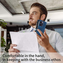 Load image into Gallery viewer, Casekis Zipper RFID Wallet Phone Case Dark Blue
