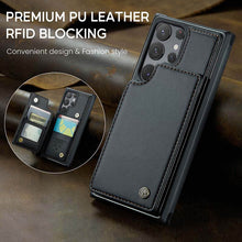 Load image into Gallery viewer, Casekis RFID Cardholder Wallet Phone Case For Galaxy S22 Ultra
