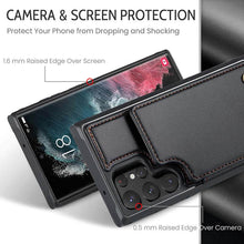 Load image into Gallery viewer, Casekis RFID Cardholder Wallet Phone Case For Galaxy S22 Ultra
