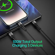 Load image into Gallery viewer, Casekis 100W 3 in 1 Charging Cable
