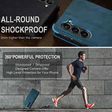 Load image into Gallery viewer, Casekis Retro Wallet Case For Galaxy S23 5G
