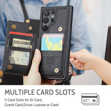 Load image into Gallery viewer, Casekis RFID Cardholder Wallet Phone Case For Galaxy S22 Ultra
