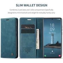 Load image into Gallery viewer, Casekis Carholder Retro Wallet Case For Galaxy S21 Ultra 5G
