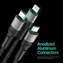Load image into Gallery viewer, Casekis 100W 3 in 1 Charging Cable
