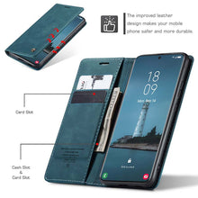 Load image into Gallery viewer, Casekis Carholder Retro Wallet Case For Galaxy S21 Ultra 5G
