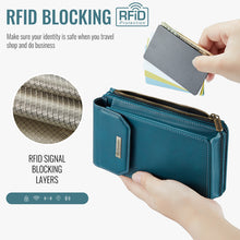 Load image into Gallery viewer, Casekis Crossbody RFID Zipper Phone Bag Blue
