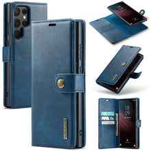 Load image into Gallery viewer, Casekis Detachable Leather Wallet Phone Case Blue
