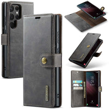 Load image into Gallery viewer, Casekis Detachable Leather Wallet Phone Case Gray
