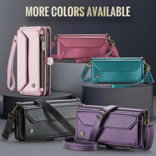 Load image into Gallery viewer, Casekis Cardholer Zipper Wallet Crossbody Phone Case Pink
