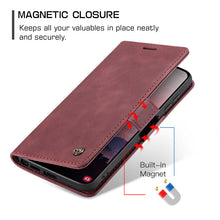 Load image into Gallery viewer, Casekis Retro Wallet Case Red
