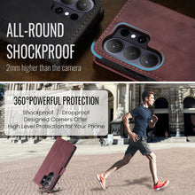 Load image into Gallery viewer, Casekis Retro Wallet Case Red
