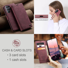 Load image into Gallery viewer, Casekis Retro Wallet Case Red

