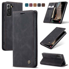 Load image into Gallery viewer, Casekis Retro Wallet Case For Galaxy S21 FE 5G

