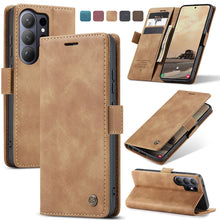Load image into Gallery viewer, Casekis Retro Wallet Case Brown
